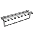 Ginger 24" Shelf With Towel Bar in Polished Chrome 2819RT-24/PC
